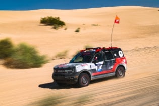 2021 Bronco Sport at 2020 Rebelle Rally